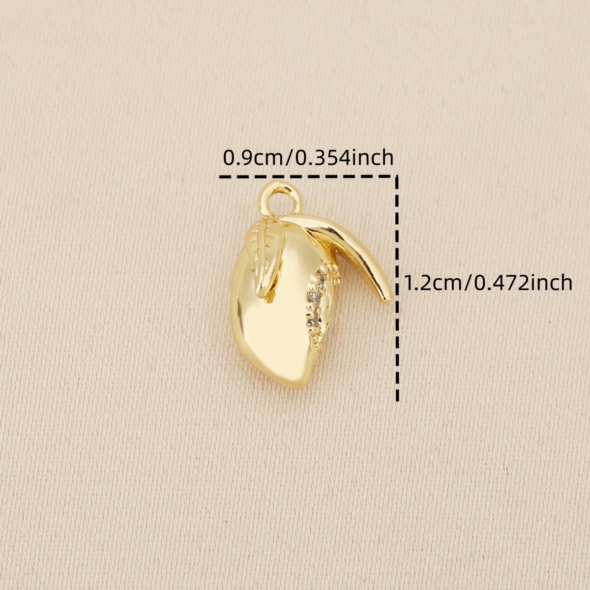 3pcs Seashell Shaped Synthetic Zirconia Copper Pendant Set
